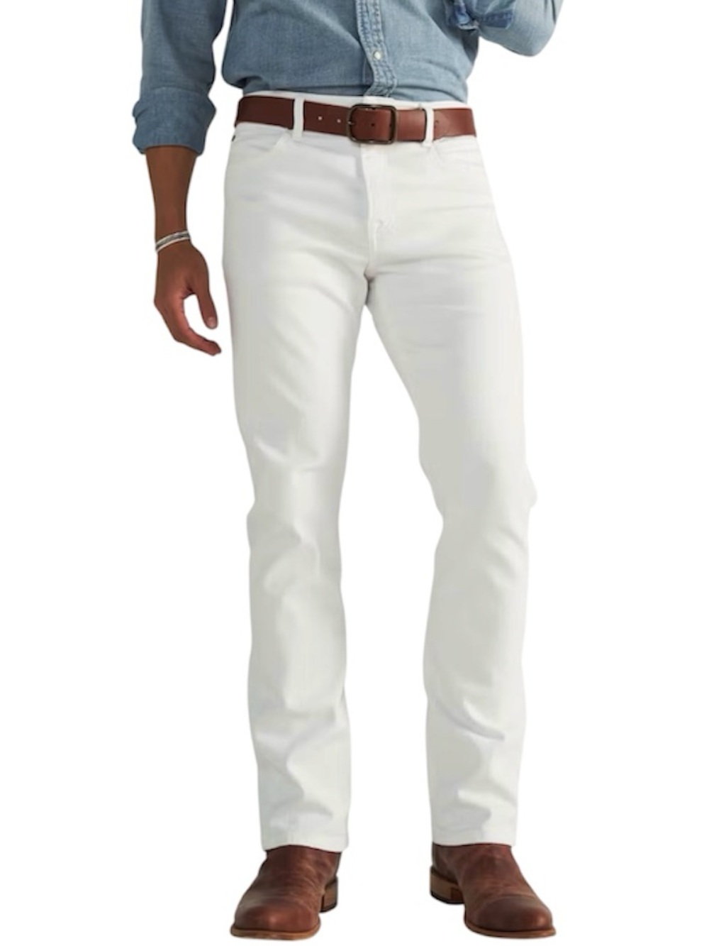 Tommy Bahama Men’s Baja Coast Straight Leg White Jeans